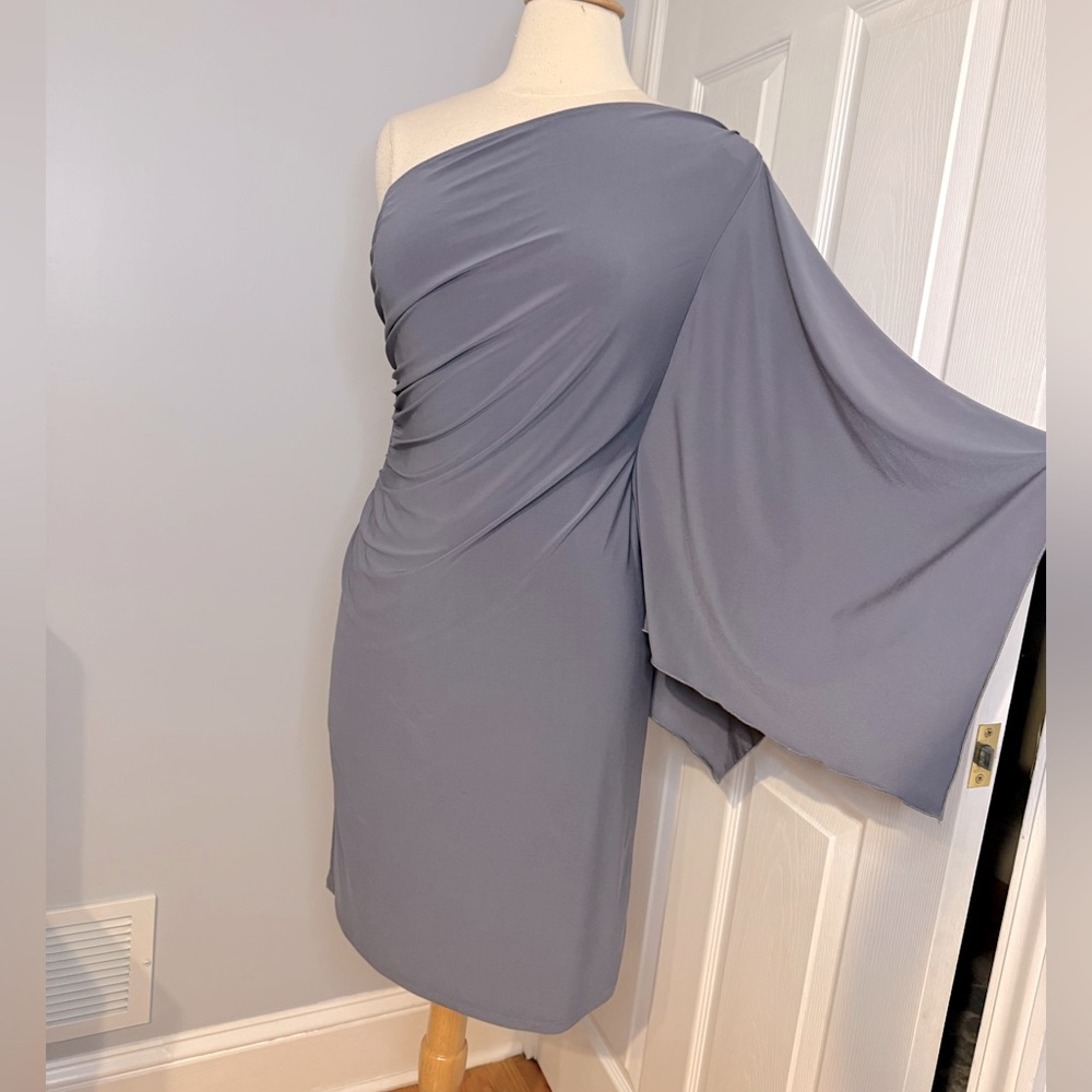 Onyx One-Shoulder Dress